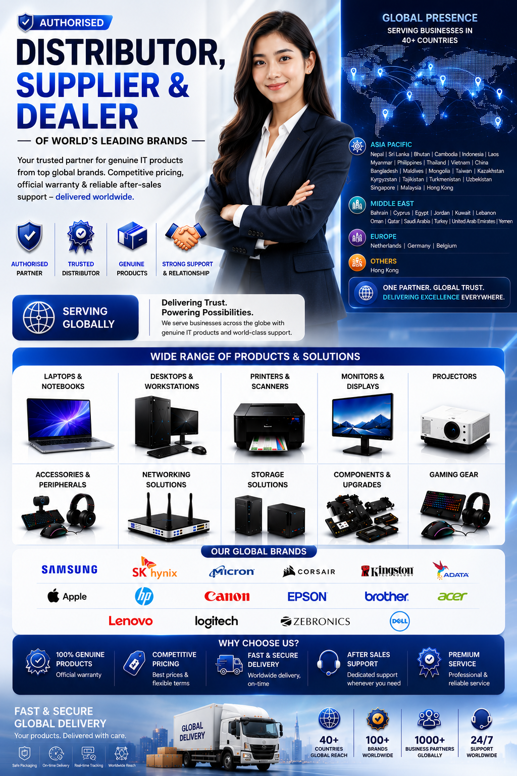 Authorized Apple HP Dell Lenovo Samsung Dealer & Distributor in Cyprus - Vande Bharat