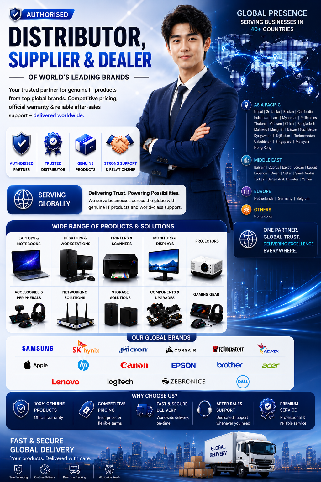 Authorized Apple HP Dell Lenovo Samsung Distributor in Cyprus