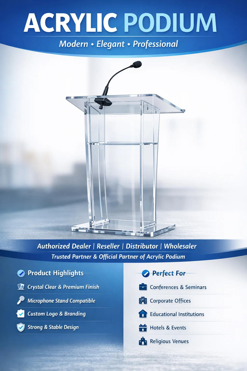 Acrylic Lectern