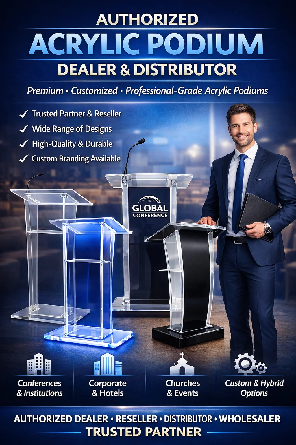 Acrylic Podium Portfolio