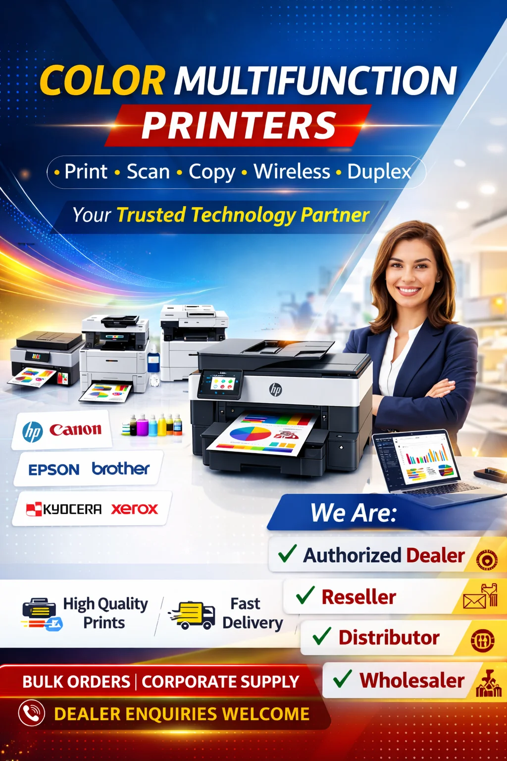 Best Colour Multifunction Printer Supplier in India - Vande Bharat