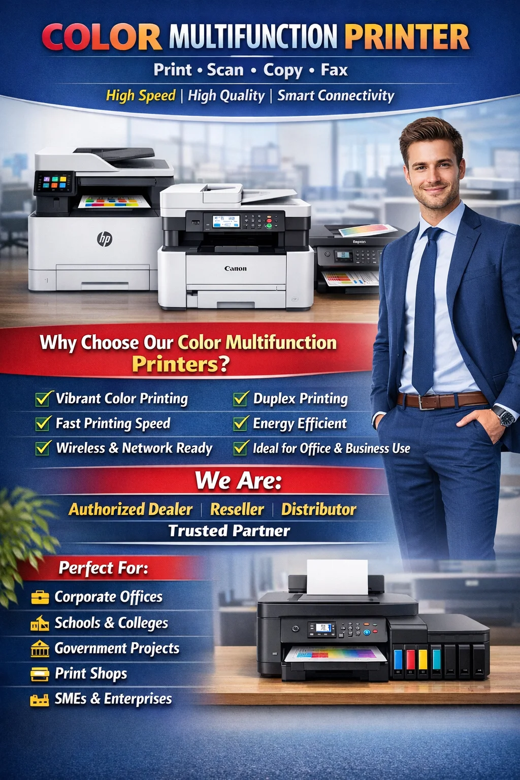 Professional Colour Multifunction Printer Solutions