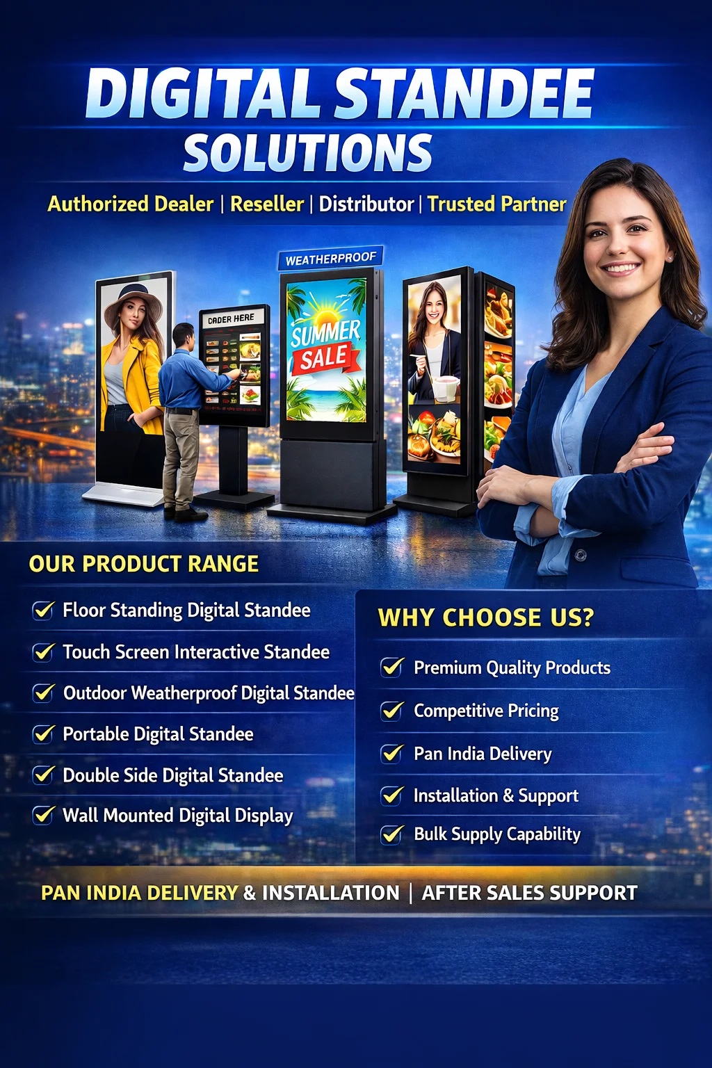 Best Samsung Digital Standee Supplier in India - Vande Bharat