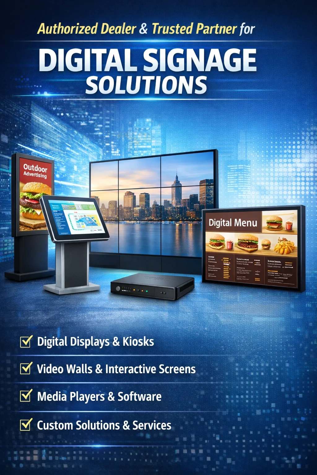 Professional Panasonic Digital Signage Solutions