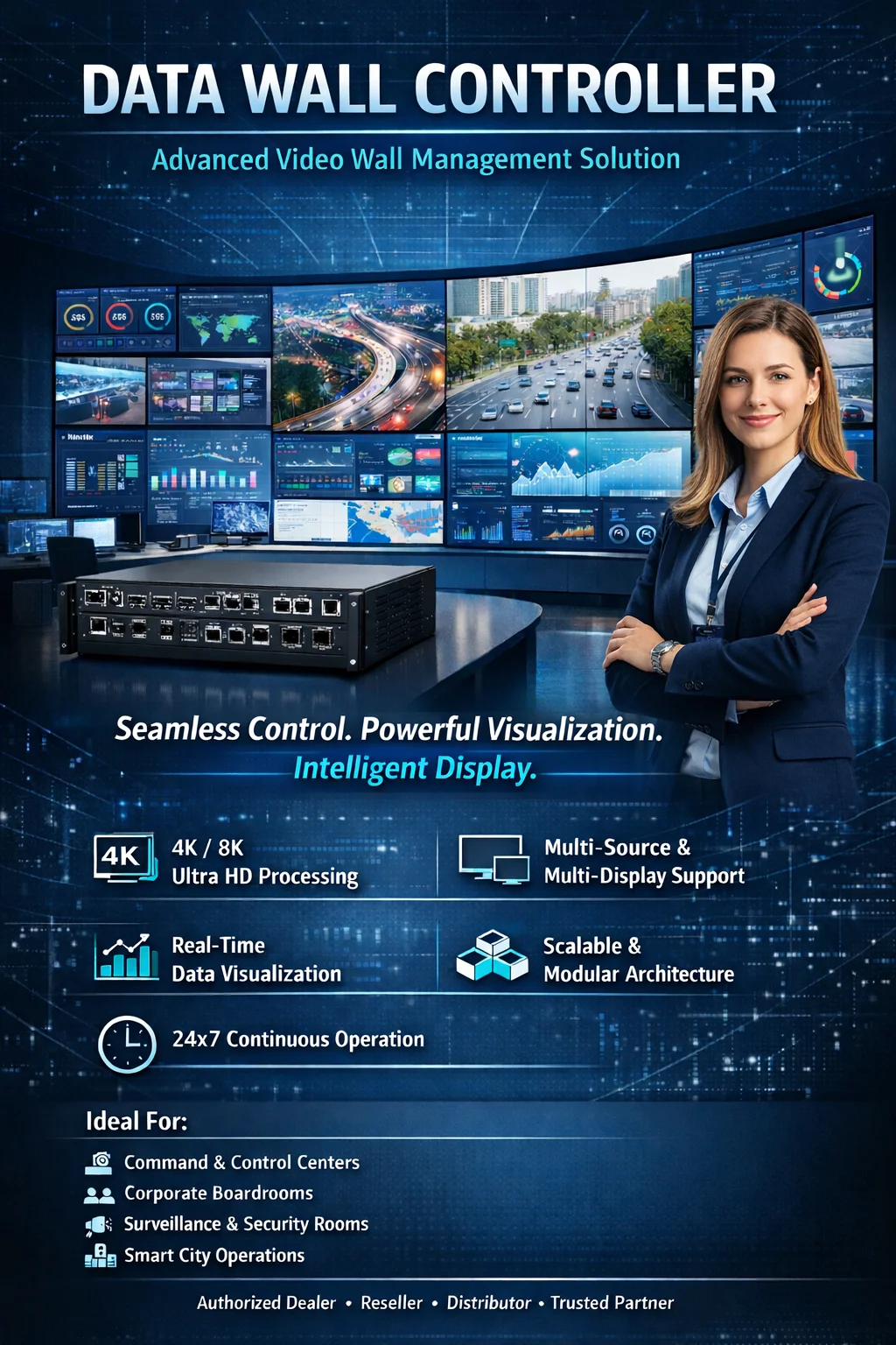 Best Data Wall Controller Supplier in India - Vande Bharat