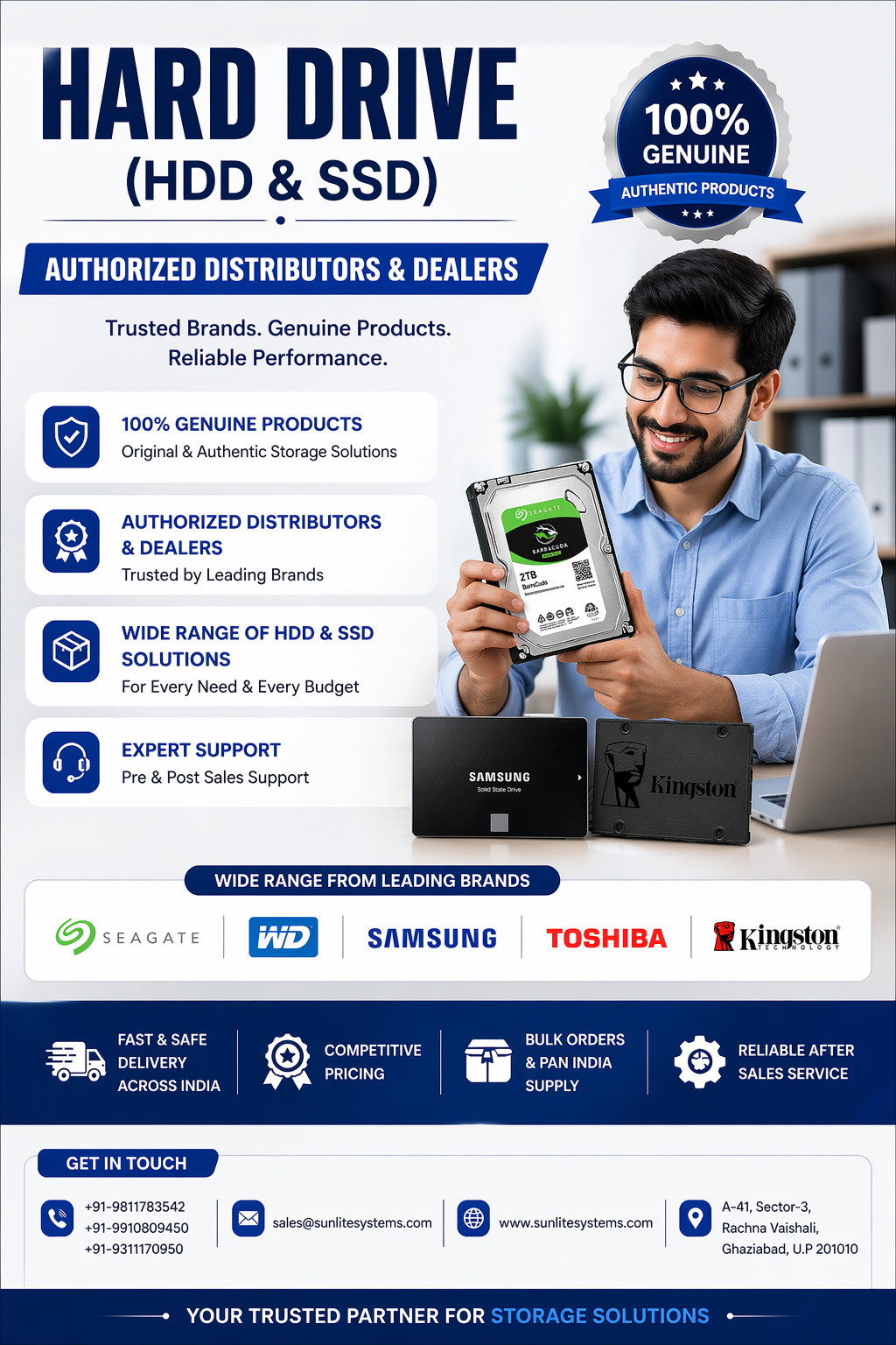 Best Hard Drive (HDD & SSD) Supplier in India - Vande Bharat