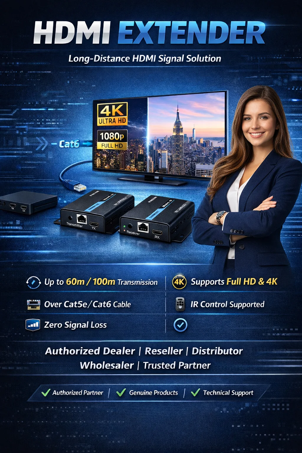 Best Kramer HDMI Extender Supplier in India - Vande Bharat