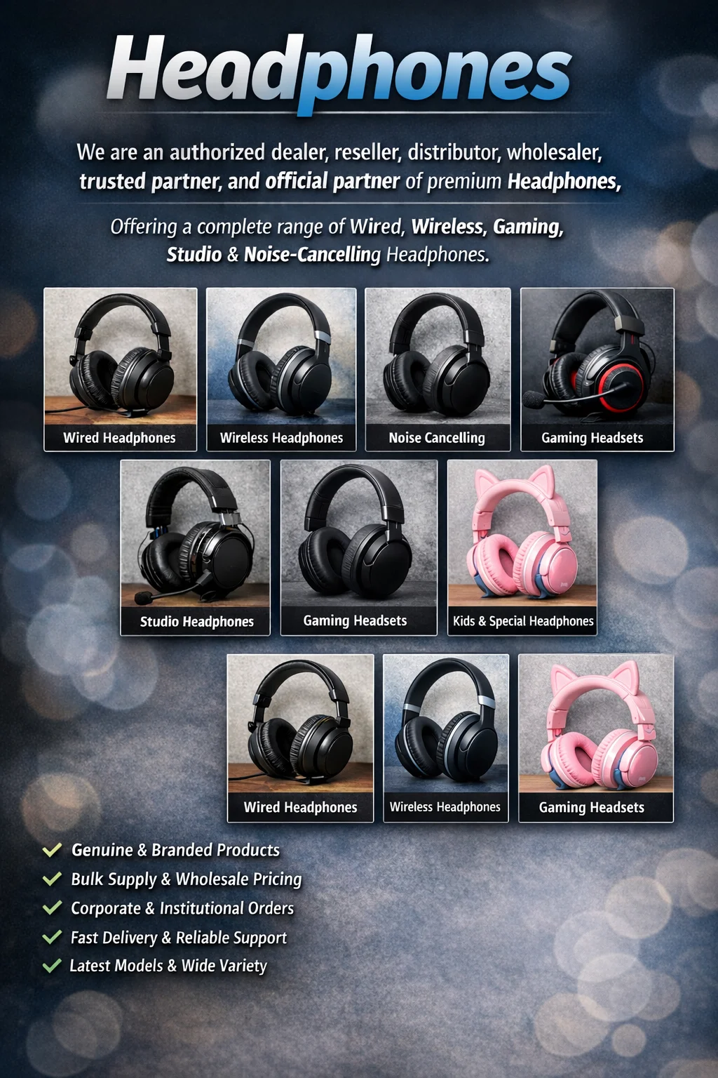 Best Premium Headphones Supplier in India - Vande Bharat