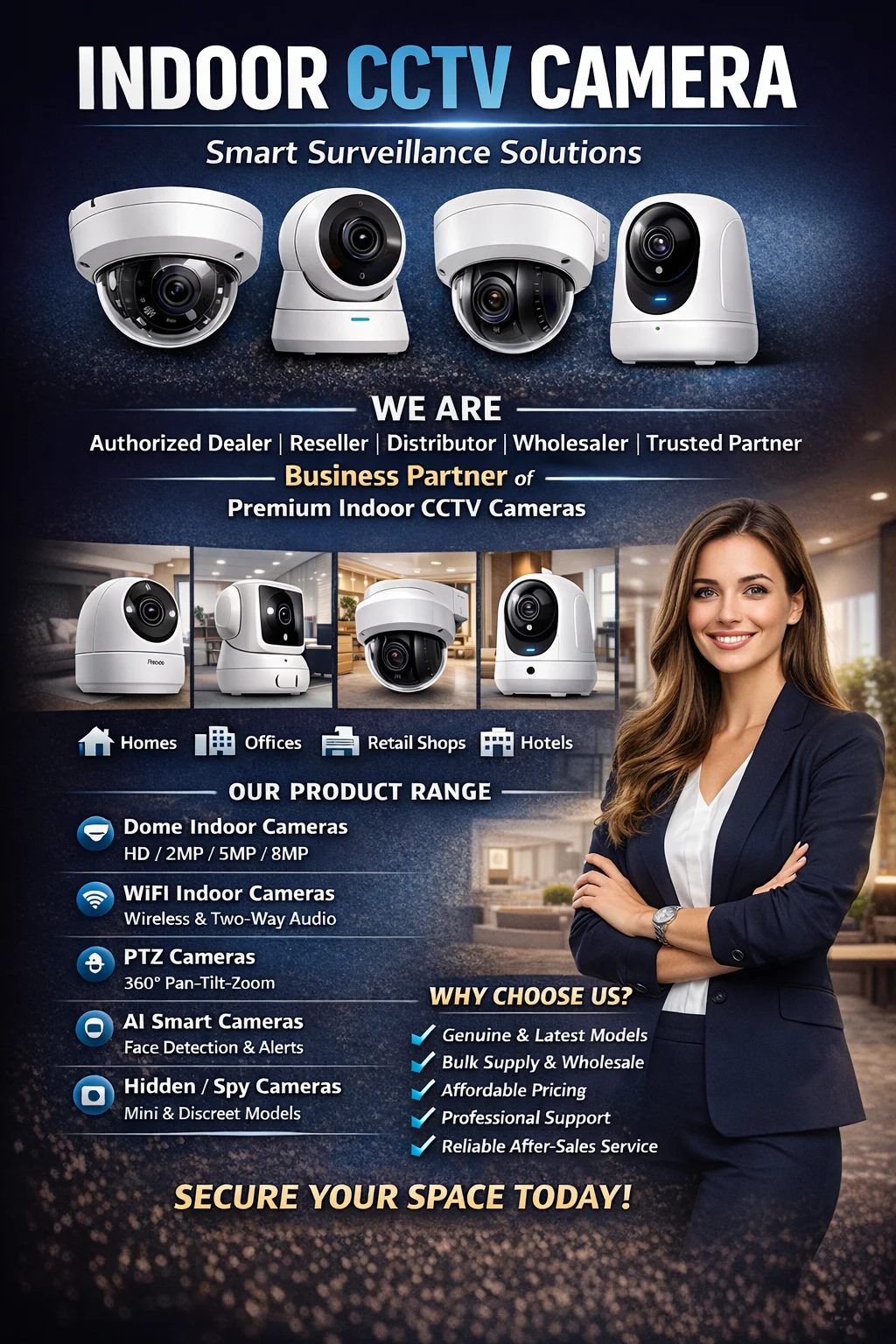 Best panasonic Indoor Cctv Camera Supplier in India - Vande Bharat