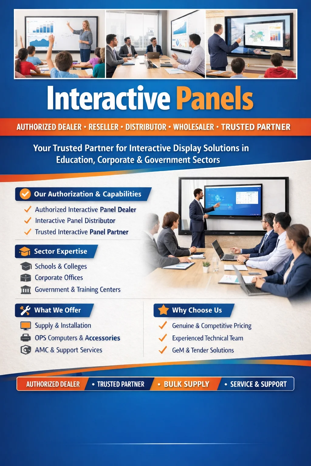 Panasonic Interactive Panel Portfolio