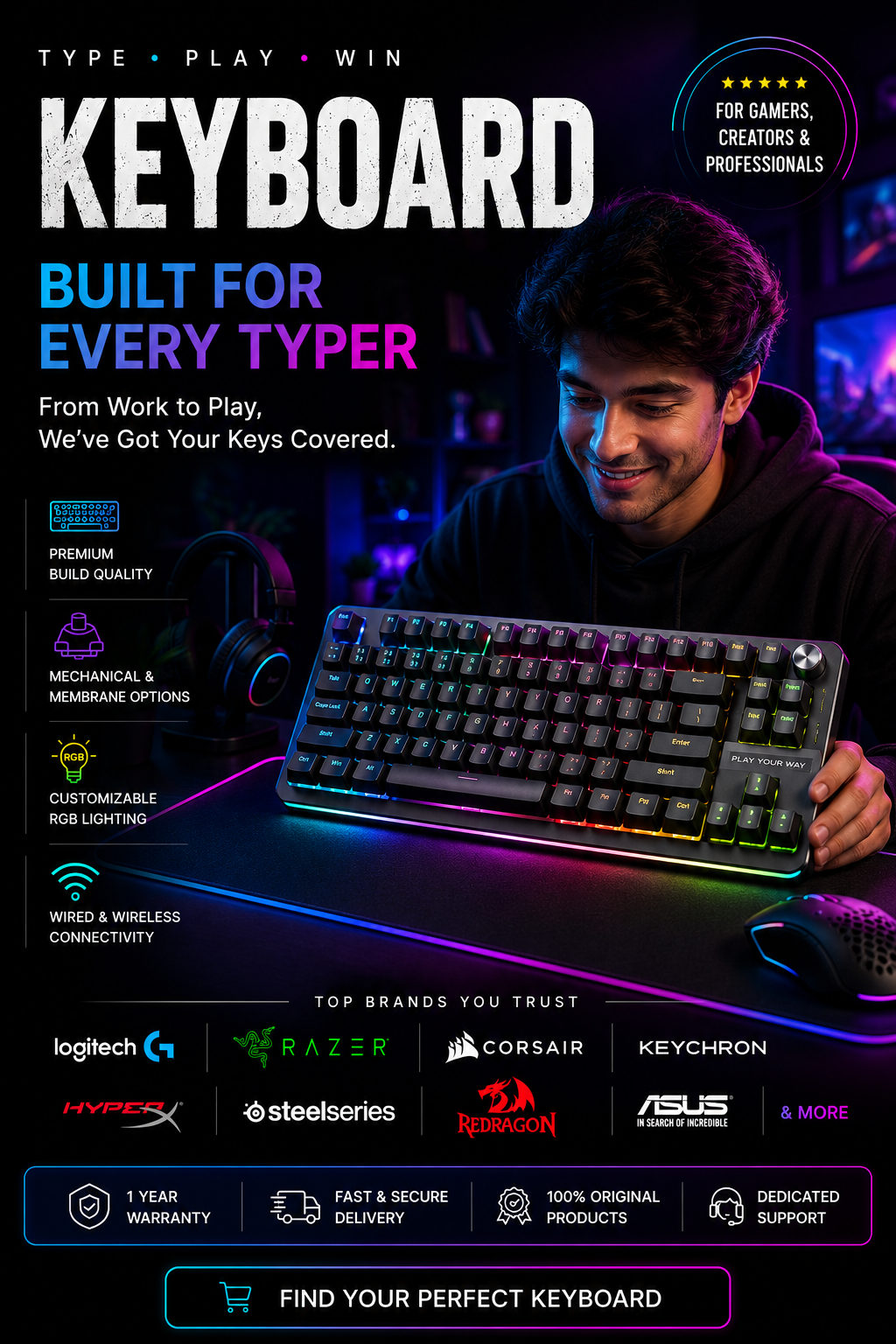 Best Keyboard Supplier in India - Vande Bharat