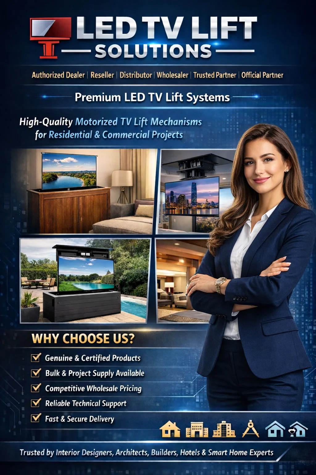 Best led-tv-lift Supplier in India - Vande Bharat