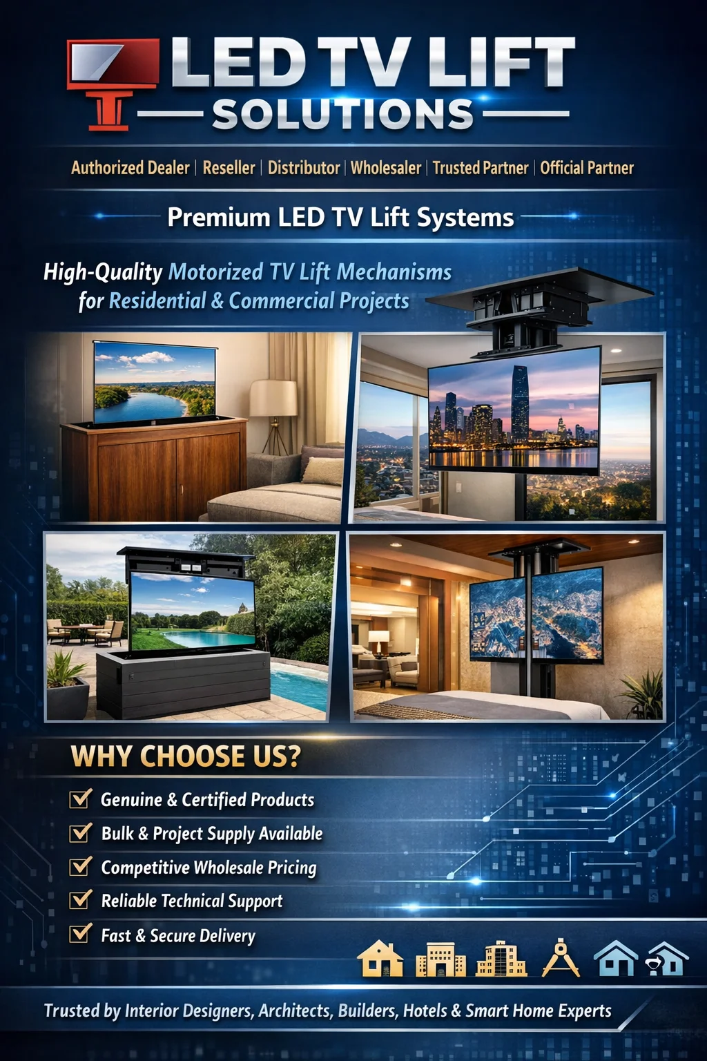 Panasonic led tv lift Product Portfolio