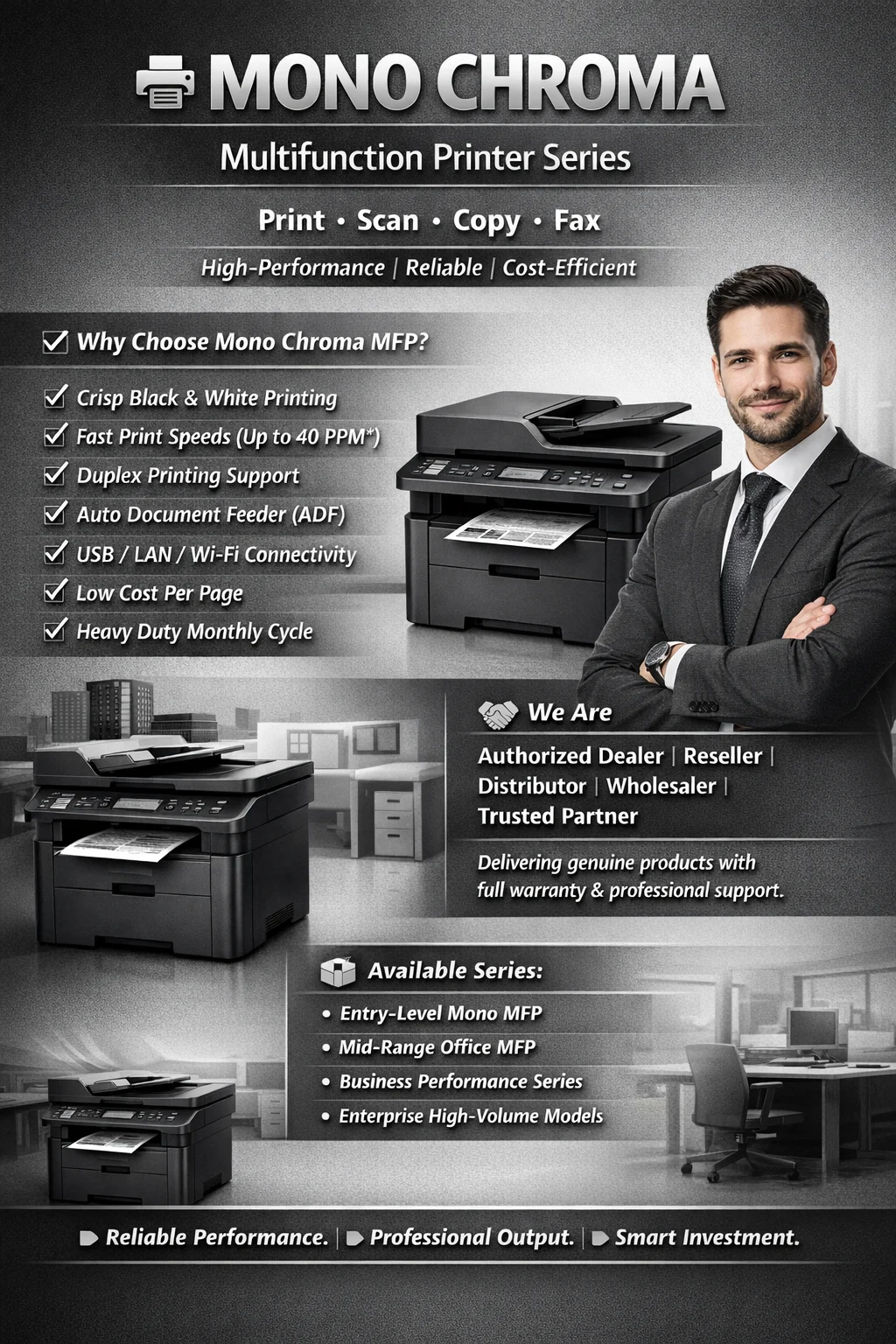Professional Monochrome Printing Solutions