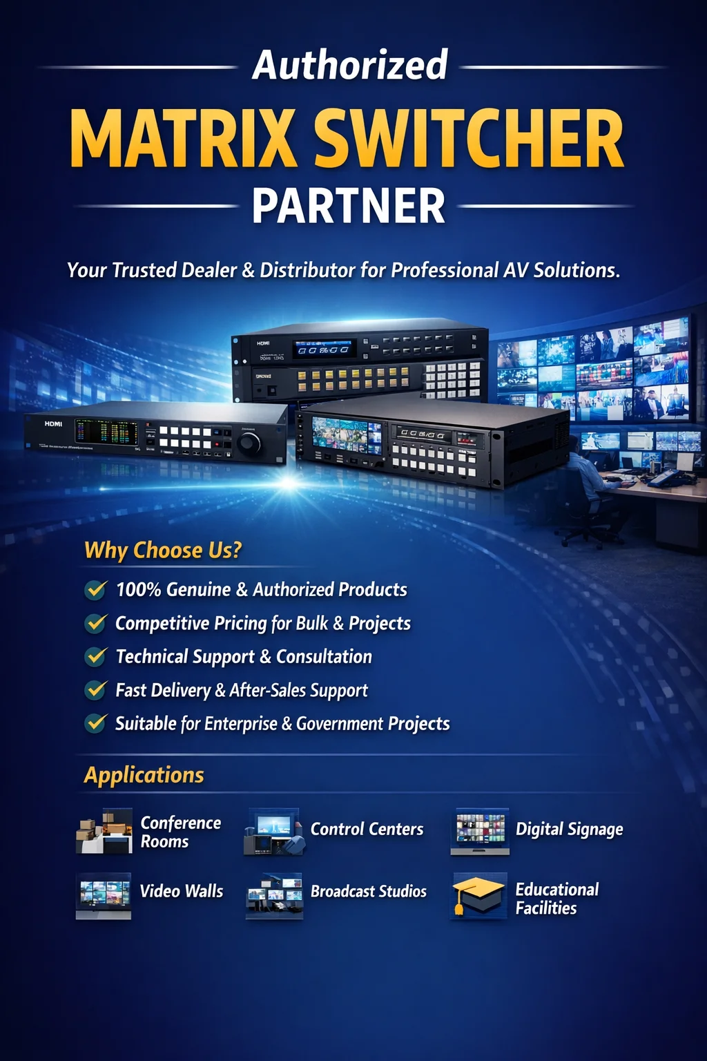 Best matrix-switcher Supplier in India - Vande Bharat
