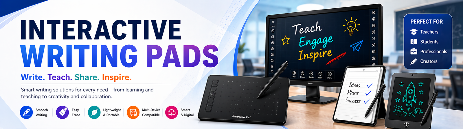 Professional Panasonic Interactive Writing Pad Systems India