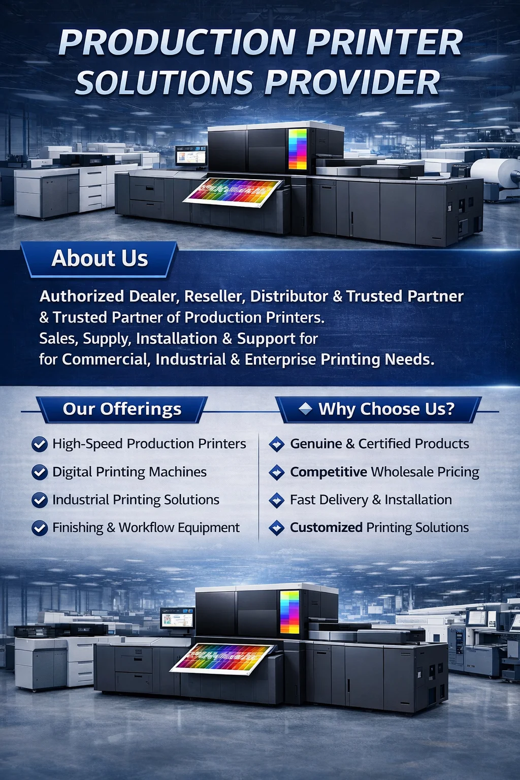 Production Printer Range