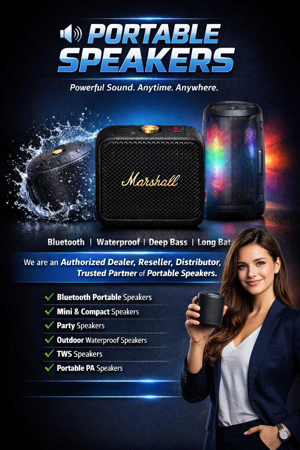 Best Portable Bluetooth Speaker Supplier in India - Vande Bharat