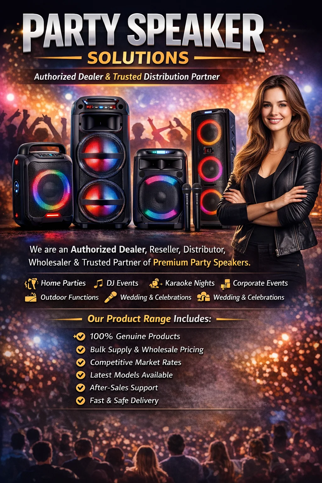 Best party-speaker Supplier in India - Vande Bharat