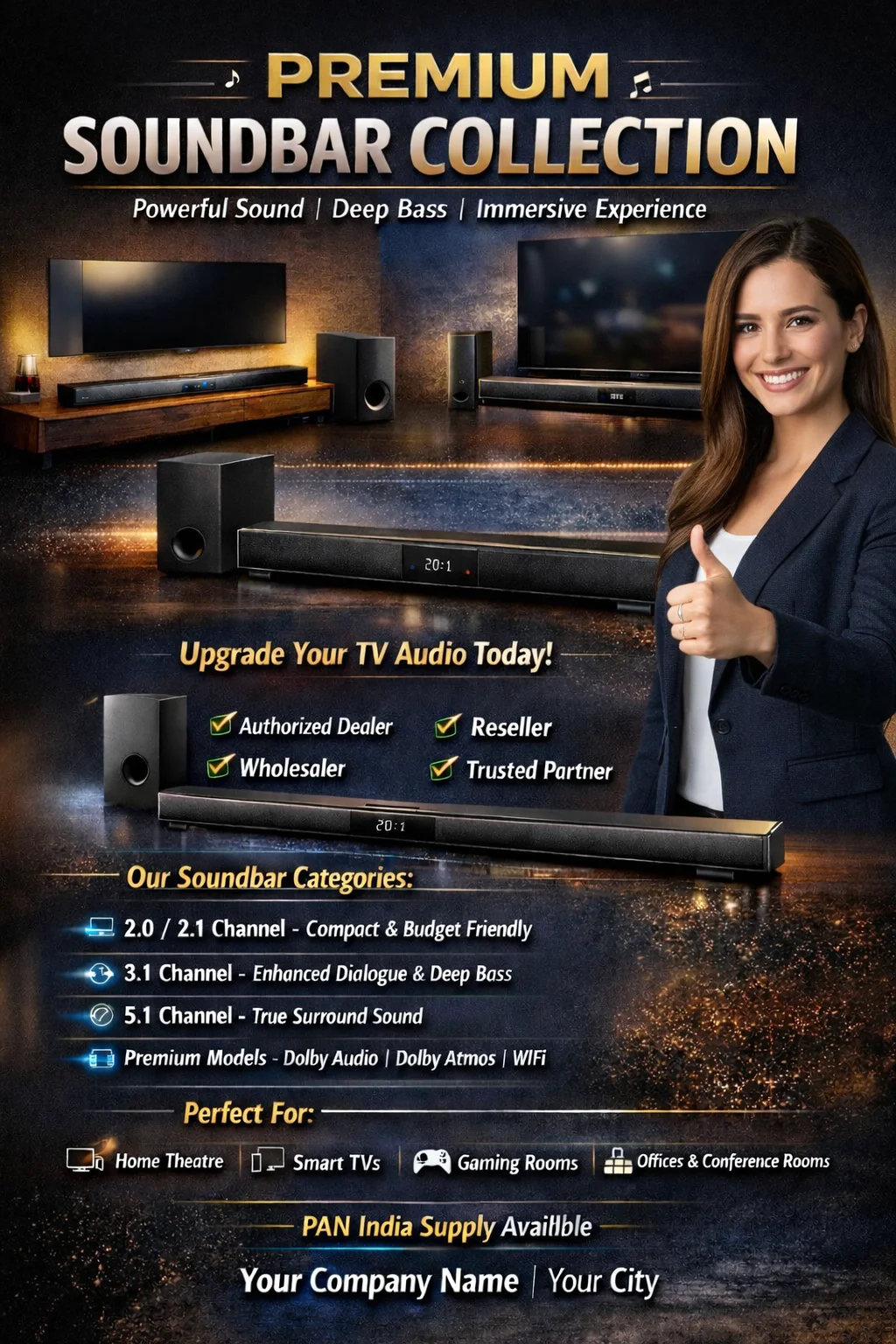 Best soundbar Supplier in India - Vande Bharat