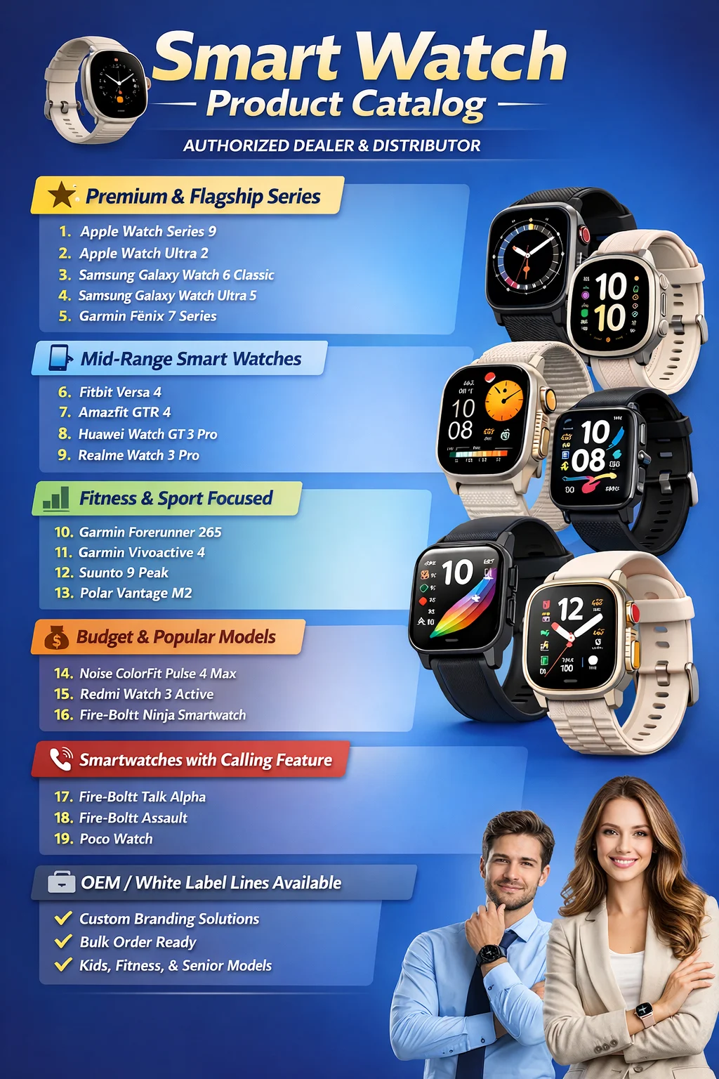 Best Smart Watch Supplier in India - Vande Bharat