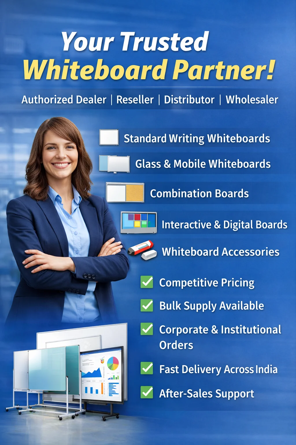 Best White Board Supplier in India - Vande Bharat