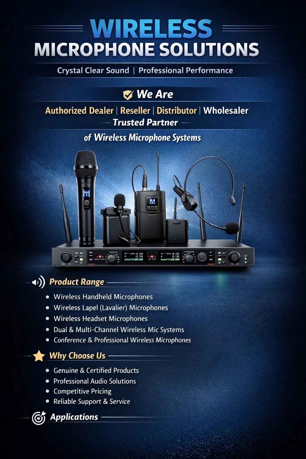 Best Wireless Microphone Supplier in India - Vande Bharat